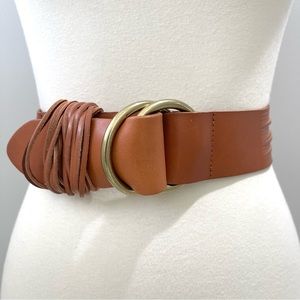 NWOT Anthropologie Tonya Double O-Ring Belt SIze XS/S